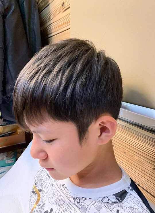 ヘアカットの写真拡大